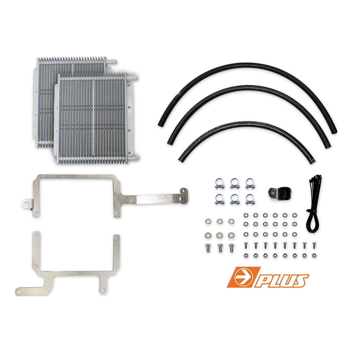 DIRECTION-PLUS TRANSCHILL DUAL TRANSMISSION COOLER KIT MITSUBISHI TRITON MQ & MR (TCD629DPK)