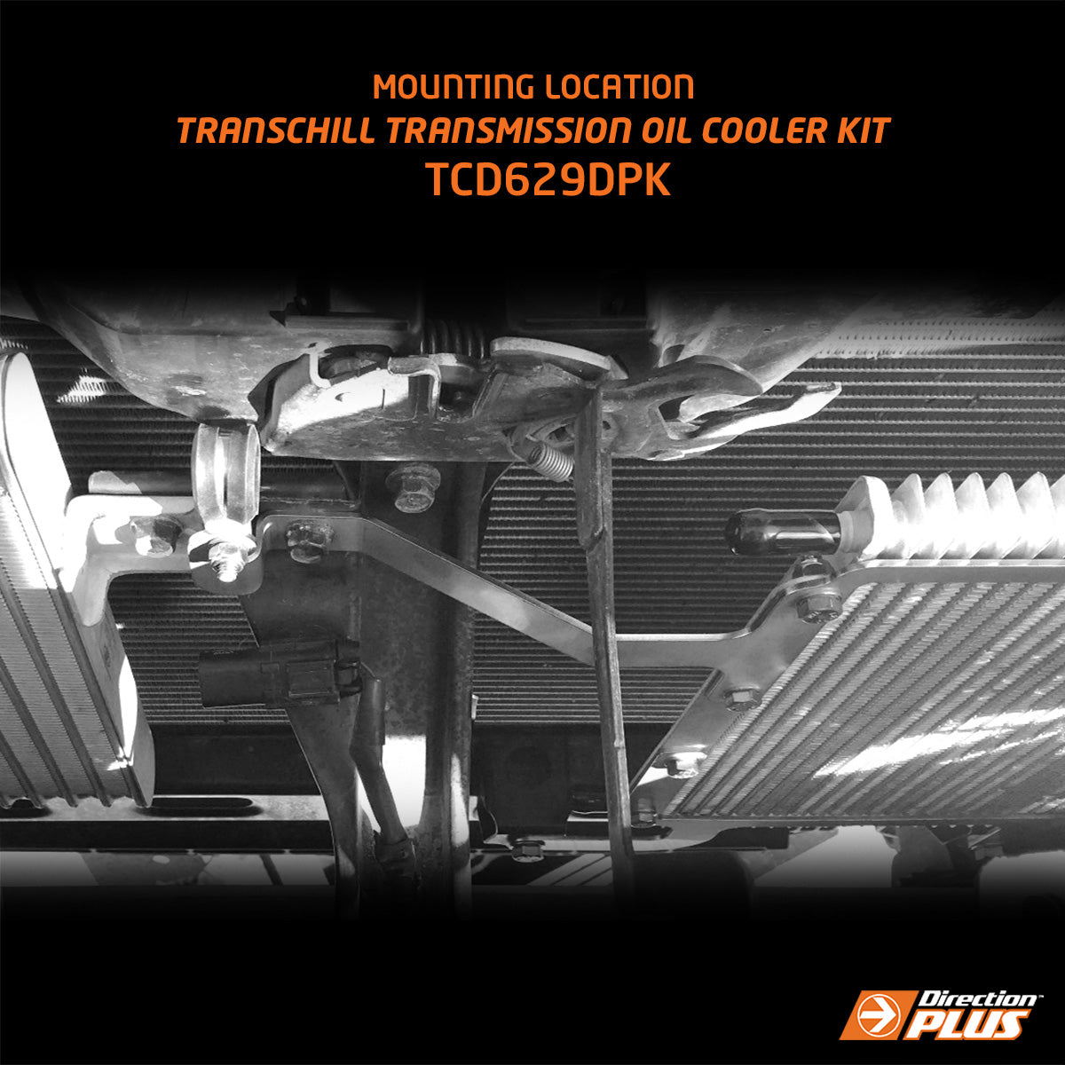 DIRECTION-PLUS TRANSCHILL DUAL TRANSMISSION COOLER KIT MITSUBISHI TRITON MQ & MR (TCD629DPK)
