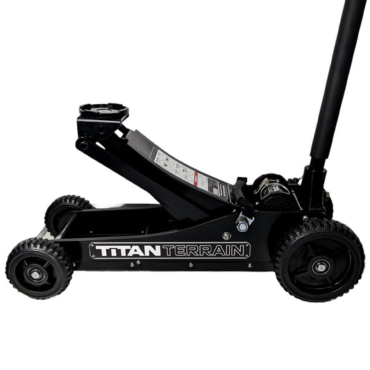 Titan Terrain 3 Ton Rugged Floor Jack Hi-Lift Hydraulic Trolley Jack - TTRFJ3000