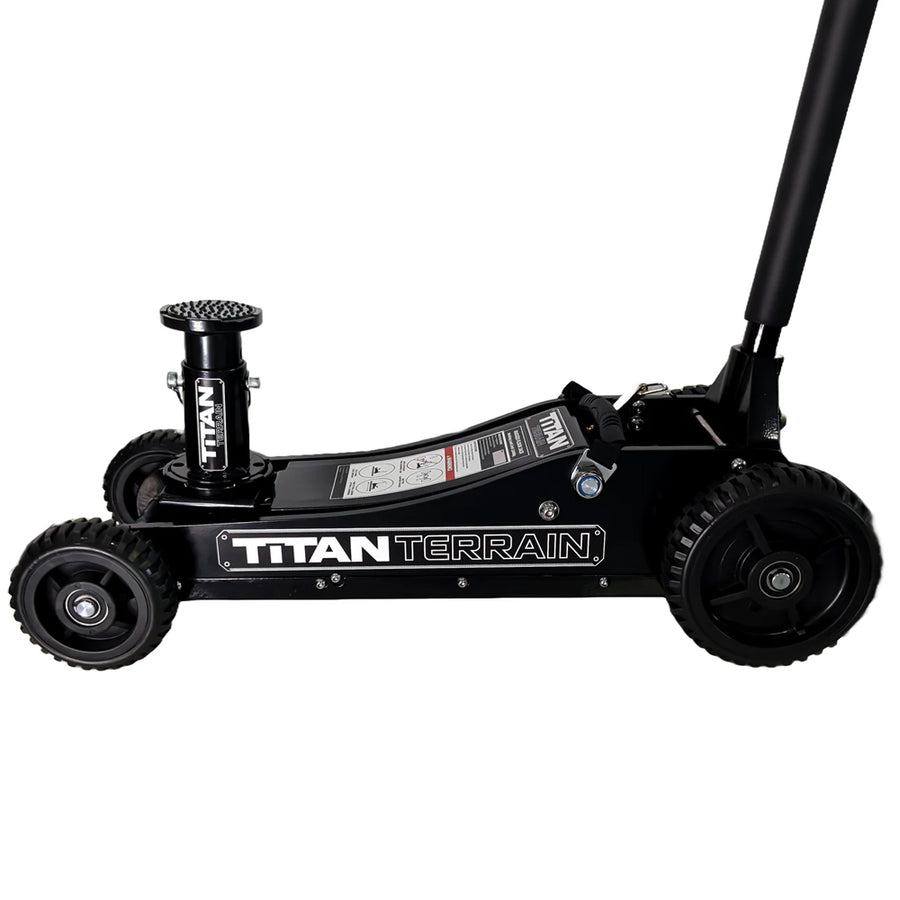 Titan Terrain 3 Ton Rugged Floor Jack Hi-Lift Hydraulic Trolley Jack - TTRFJ3000