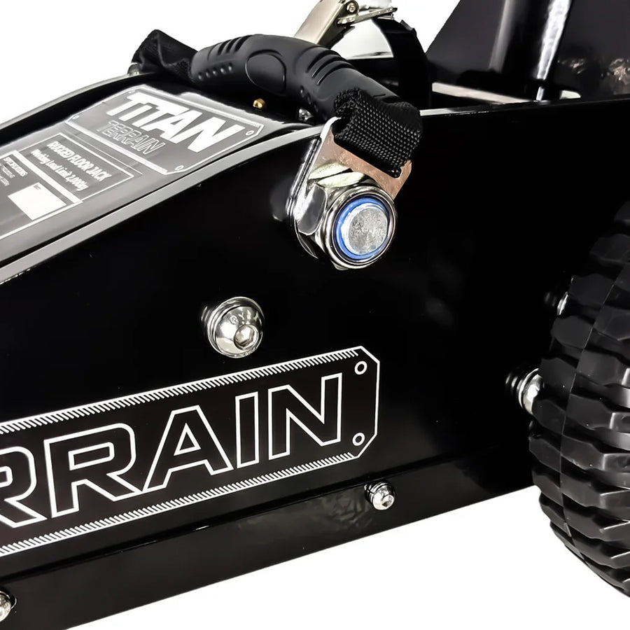 Titan Terrain 3 Ton Rugged Floor Jack Hi-Lift Hydraulic Trolley Jack - TTRFJ3000