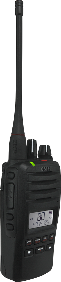 GME 5/1 Watt Ip67 Uhf Cb Handheld Radio-Twin Pack - TX6600STP