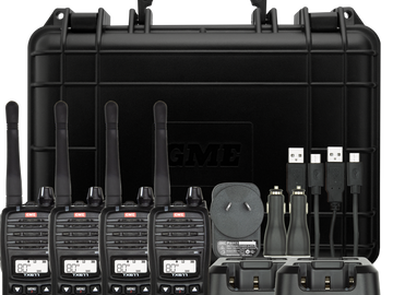 GME 2 Watt UHF CB Handheld Radio - Quad Pack