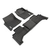 TJM DEEP DISH CAR MATS FOR TOYOTA HILUX DUAL CAB MANUAL 2015+ TYH001-3D