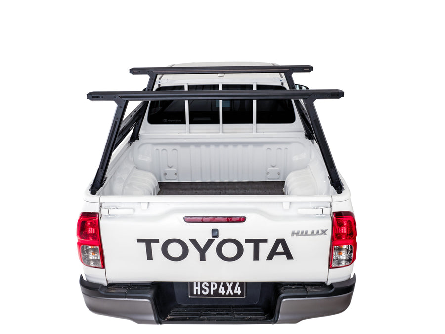 HSP Load Rack Ladder Rack suits Toyota Hilux 2015+
Fits Dual Cab Tub - Full set (Front & Rear Legs + Joiner Bar) -LR-T-S