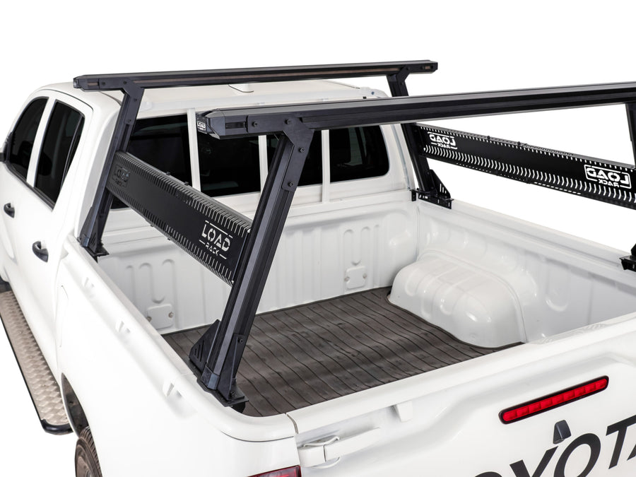 HSP Load Rack Ladder Rack suits Toyota Hilux 2015+
Fits Dual Cab Tub - Full set (Front & Rear Legs + Joiner Bar) -LR-T-S