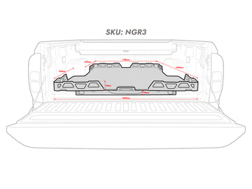 HSP Load Slide Suits Dual Cab Next Gen Ranger/Raptor (Suits Tubliner) -NGR3