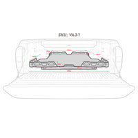 HSP LOAD SLIDE SUITS ALL NEW VOLKSWAGEN AMAROK 2023+ (SUITS NO LINER / SPRAY ON LINER) -VA3-1