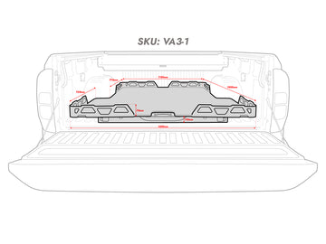 HSP Load Slide Suits All New Amarok 2023+ (Suits No Liner / Spray on Liner) -VA3-1