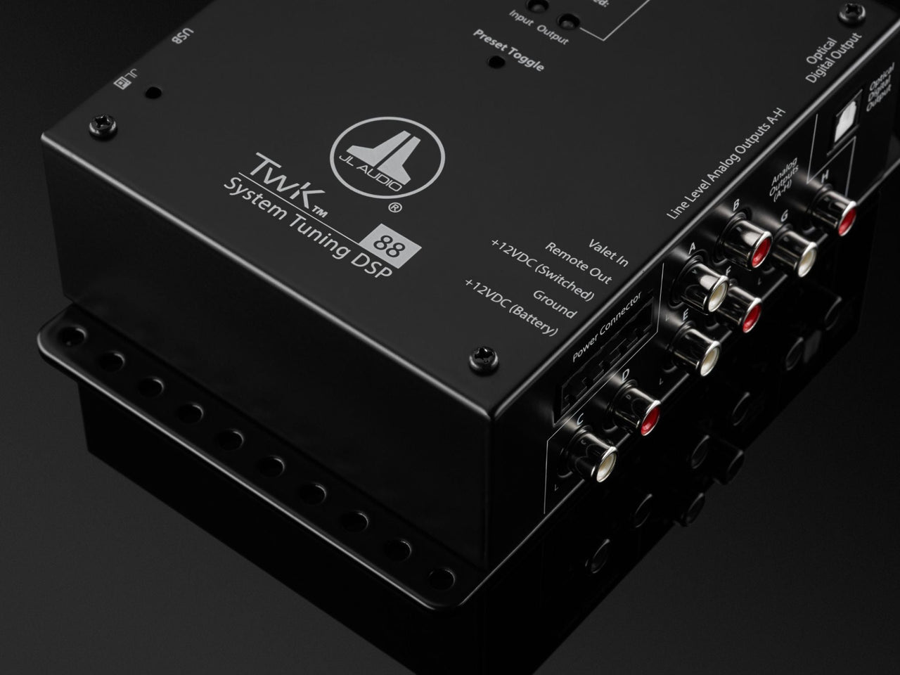 JL AUDIO System Tuning Dsp Controlled By Tün Software, 8-Channel Analog & Digital Inputs / 8-Ch. Analog Outputs - TWK-88
