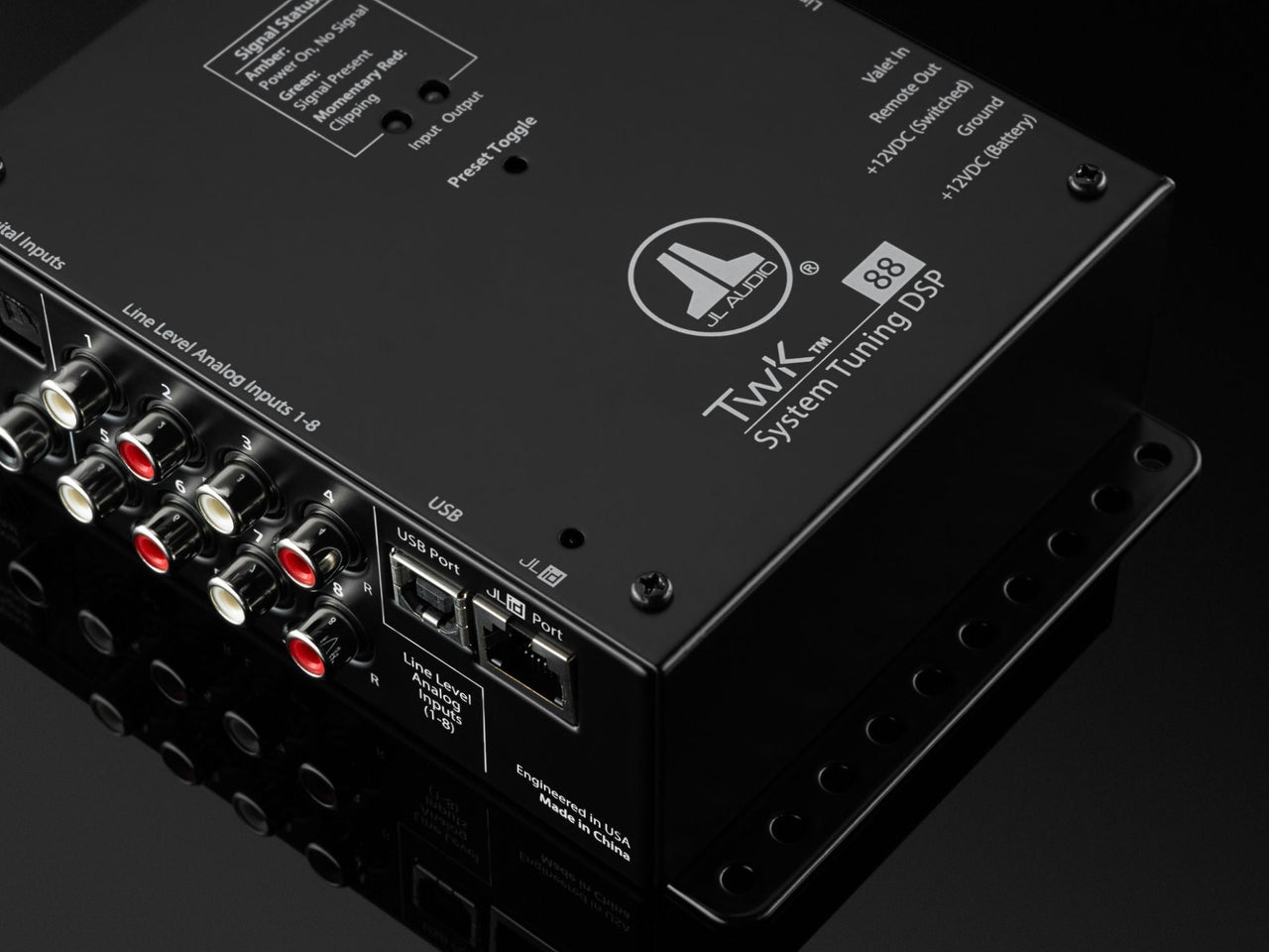 JL AUDIO System Tuning Dsp Controlled By Tün Software, 8-Channel Analog & Digital Inputs / 8-Ch. Analog Outputs - TWK-88