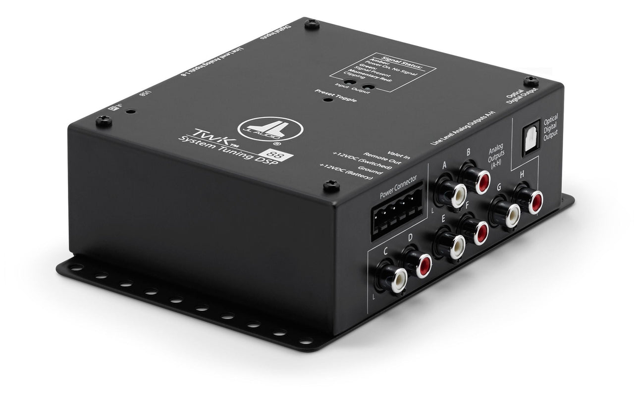 JL AUDIO System Tuning Dsp Controlled By Tün Software, 8-Channel Analog & Digital Inputs / 8-Ch. Analog Outputs - TWK-88