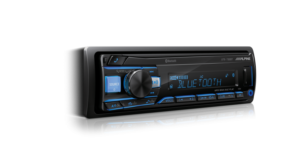 Alpine UTE-73EBT Digital Media Receiver with Bluetooth / USB / AUX / iPod and iPhone / FLAC / TuneIt