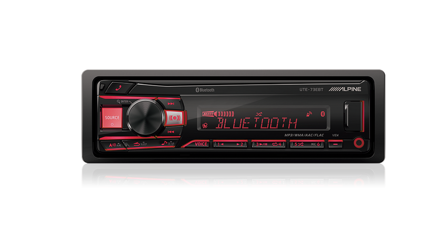 Alpine UTE-73EBT Digital Media Receiver with Bluetooth® / USB / AUX / iPod® and iPhone® / FLAC / TuneIt