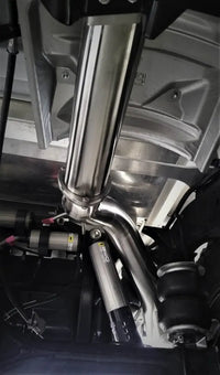 Fatz Fabrication VDJ79 Exhaust, DPF Back (Single fuel tank). WITHOUT Muffler. Single Exit -FFVDJ79-EXH-DBK