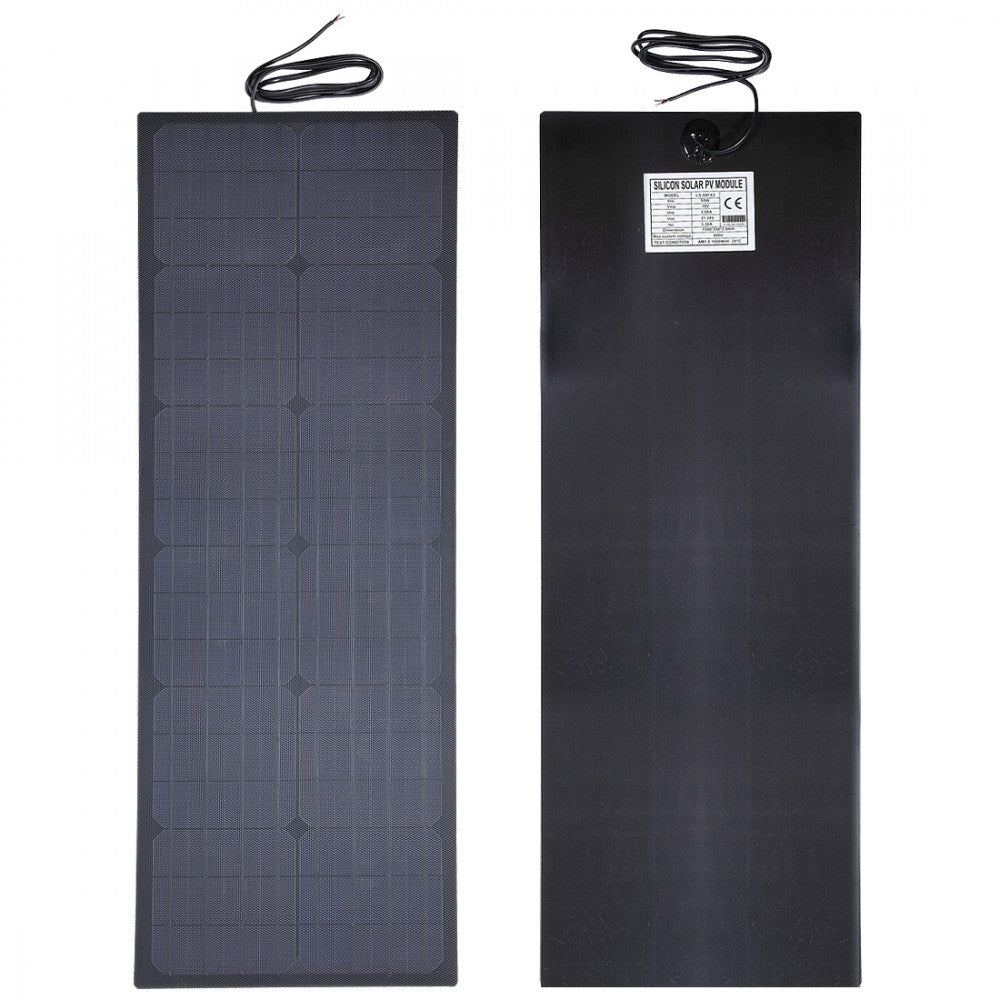 VSS Semi-Flexible Solar Panel - Kimberley Kamper & Combi Camper (1000mm x 350mm) 55-Watt (Connections under panel)