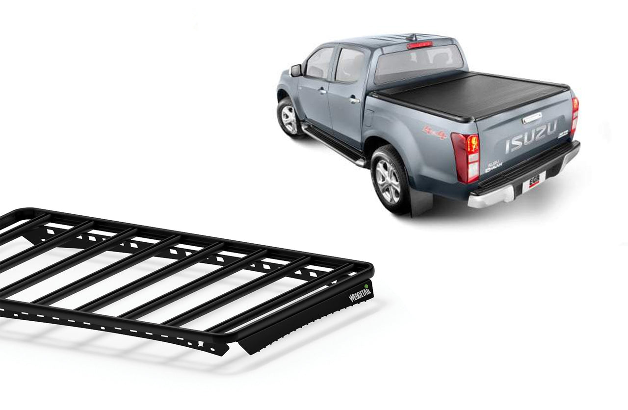 Wedgetail Egr Roll Top Roof Rack to suit Isuzu D-max RT Dual Cab 2020 - Current WT-EGRRTRIDMAX20-1415U