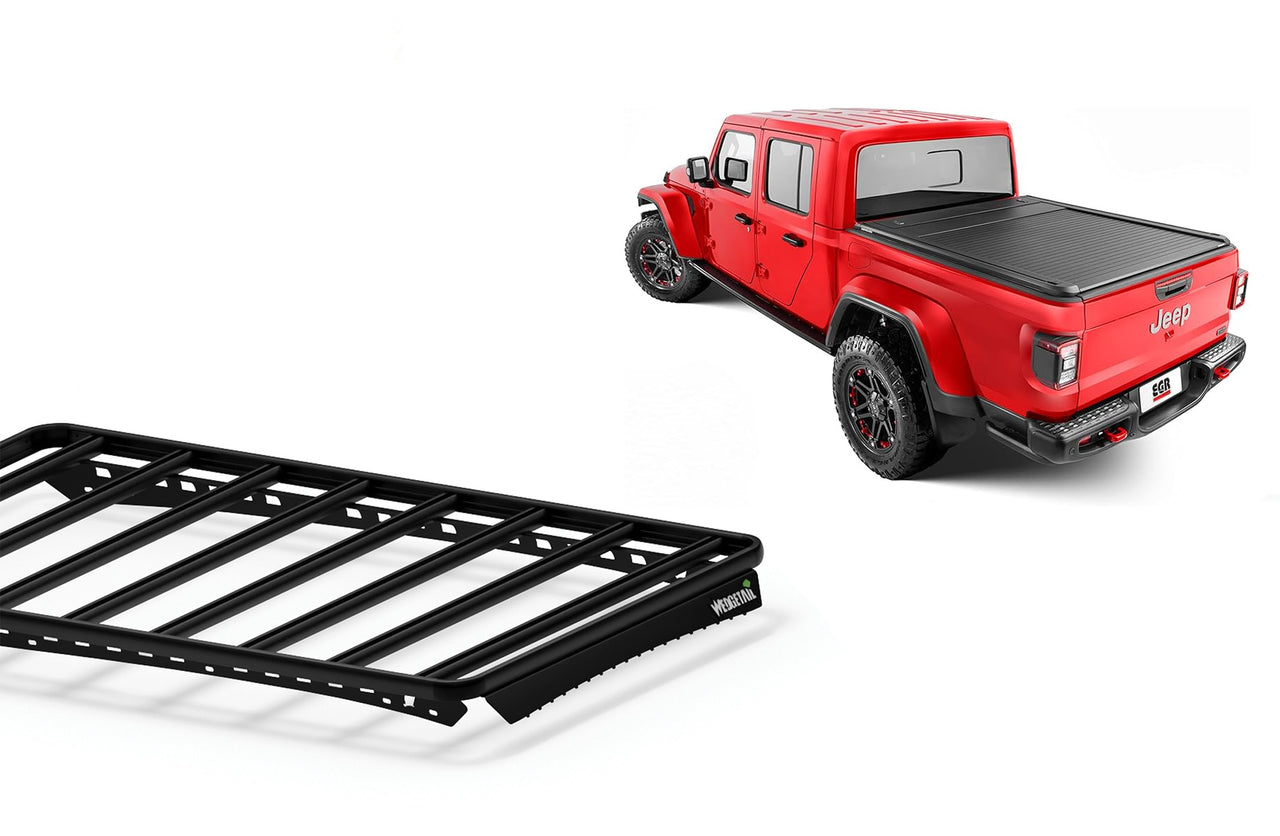 Wedgetail Egr Roll Top Roof Rack to suit Jeep Gladiator JT Dual Cab 2020 - Current WT-EGRRTRJGG-1415U