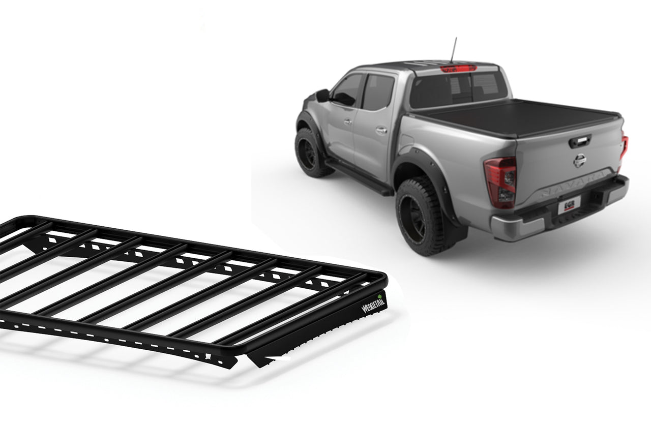 Wedgetail Egr Roll Top Roof Rack to suit Nissan Navara NP300 Dual Cab 07/15 - Current WT-EGRRTRNNP300-1415U