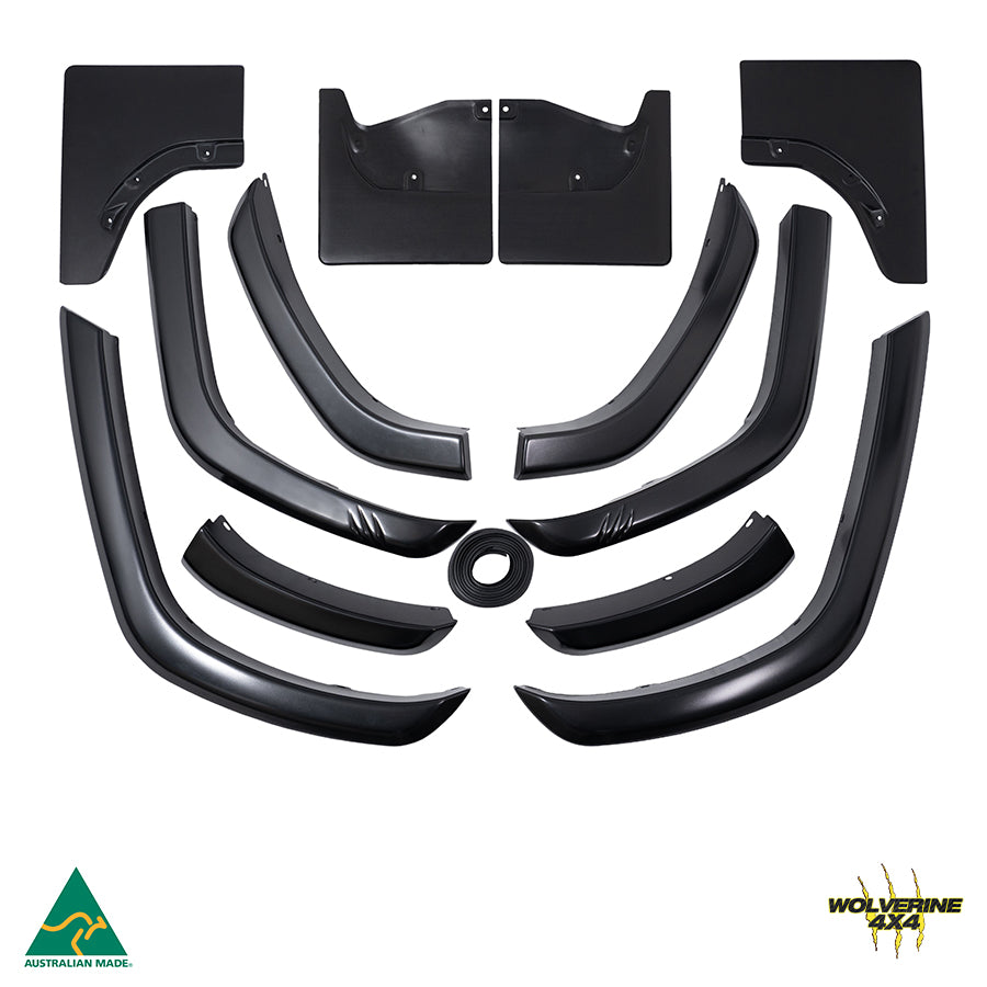 WOLVERINE Land Cruiser 300 Series Gr Flare Kit With Mudflaps (Full-Set) -WF300GRMF