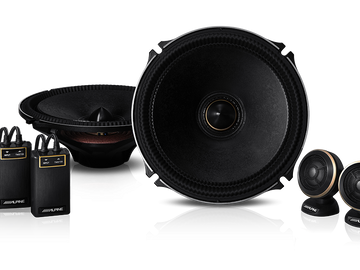 Alpine X-180S X-Premium Sound 7″ Component Speakers