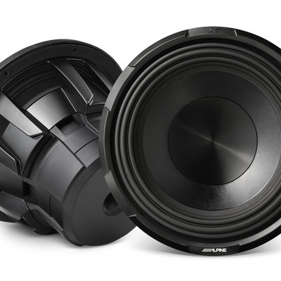 Alpine X-W10D4 10′′ 2700W X-Series Subwoofer (4Ω + 4Ω)