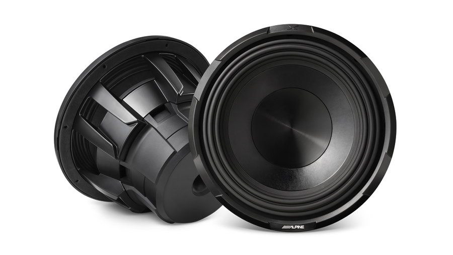 Alpine X-W10D4 10′′ 2700W X-Series Subwoofer (4Ω + 4Ω)