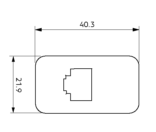 GME Xrs Connect Compact Ip67 Uhf Cb - XRS-RJ45R10
