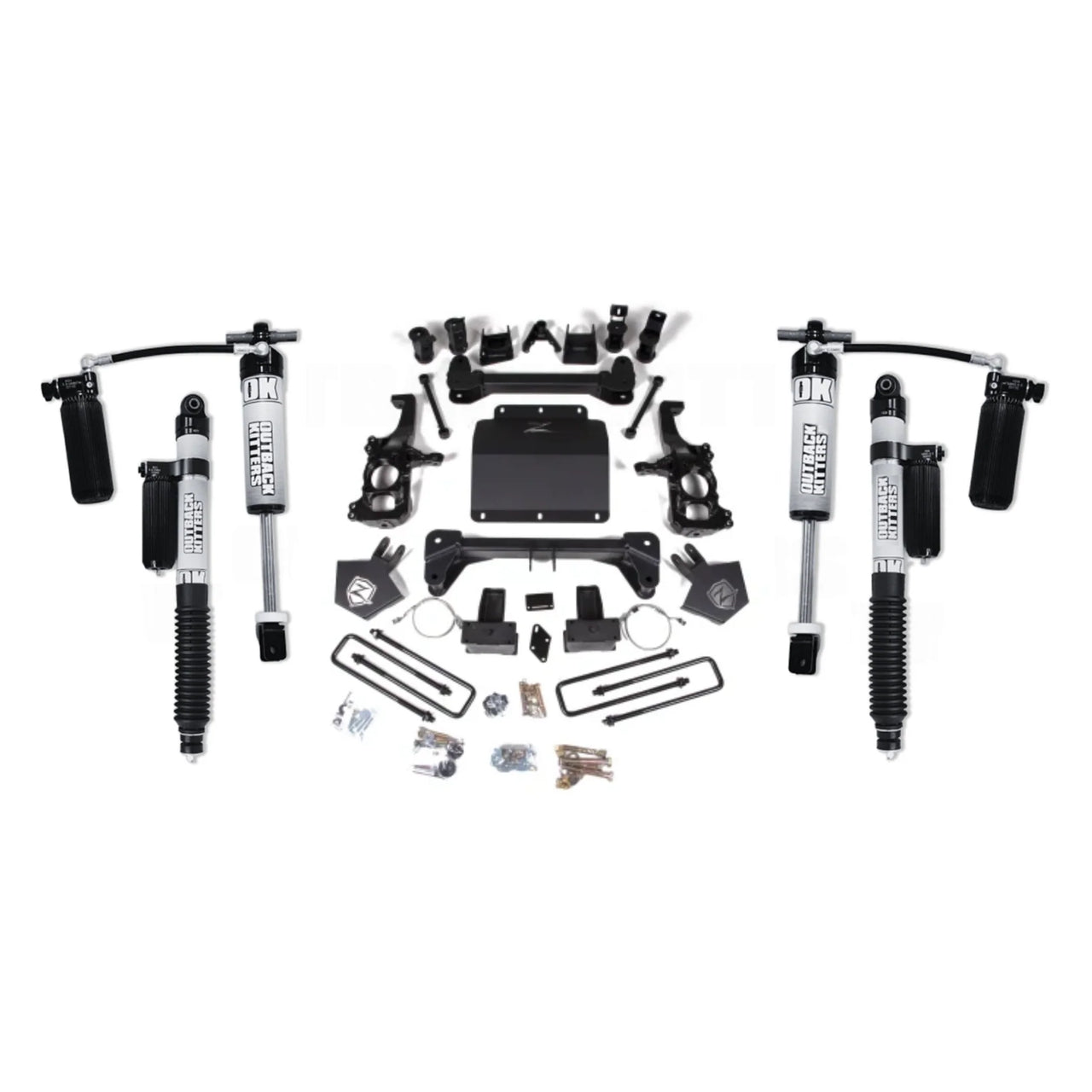 Americas Garage 5" Lift Kit with OK 2.5" Shocks by Zone Offroad ZONC43OK