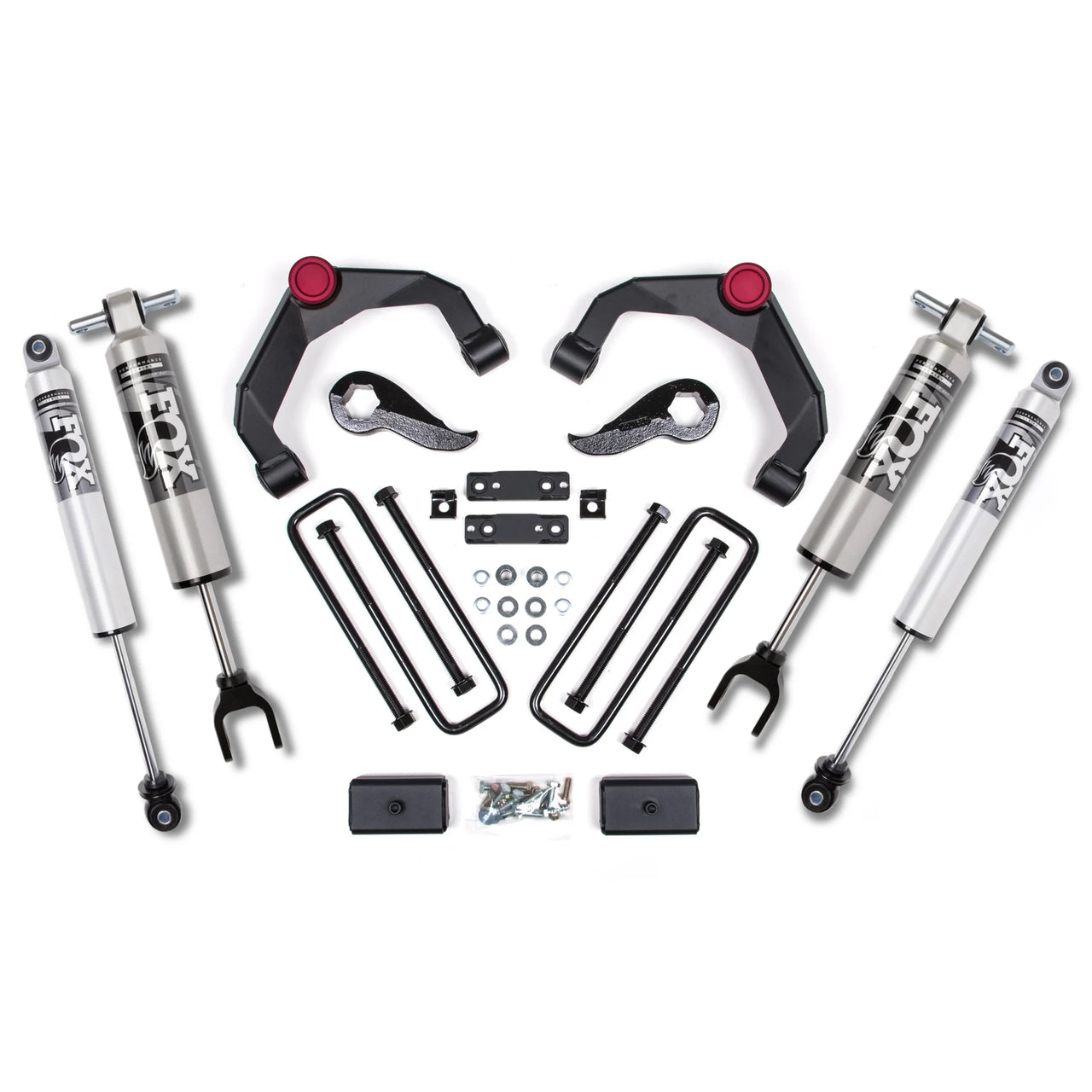 Americas Garage 3" Lift Kit with Fox 2.5" IFP HTO Shocks by Zone Offroad ZONC48HTO