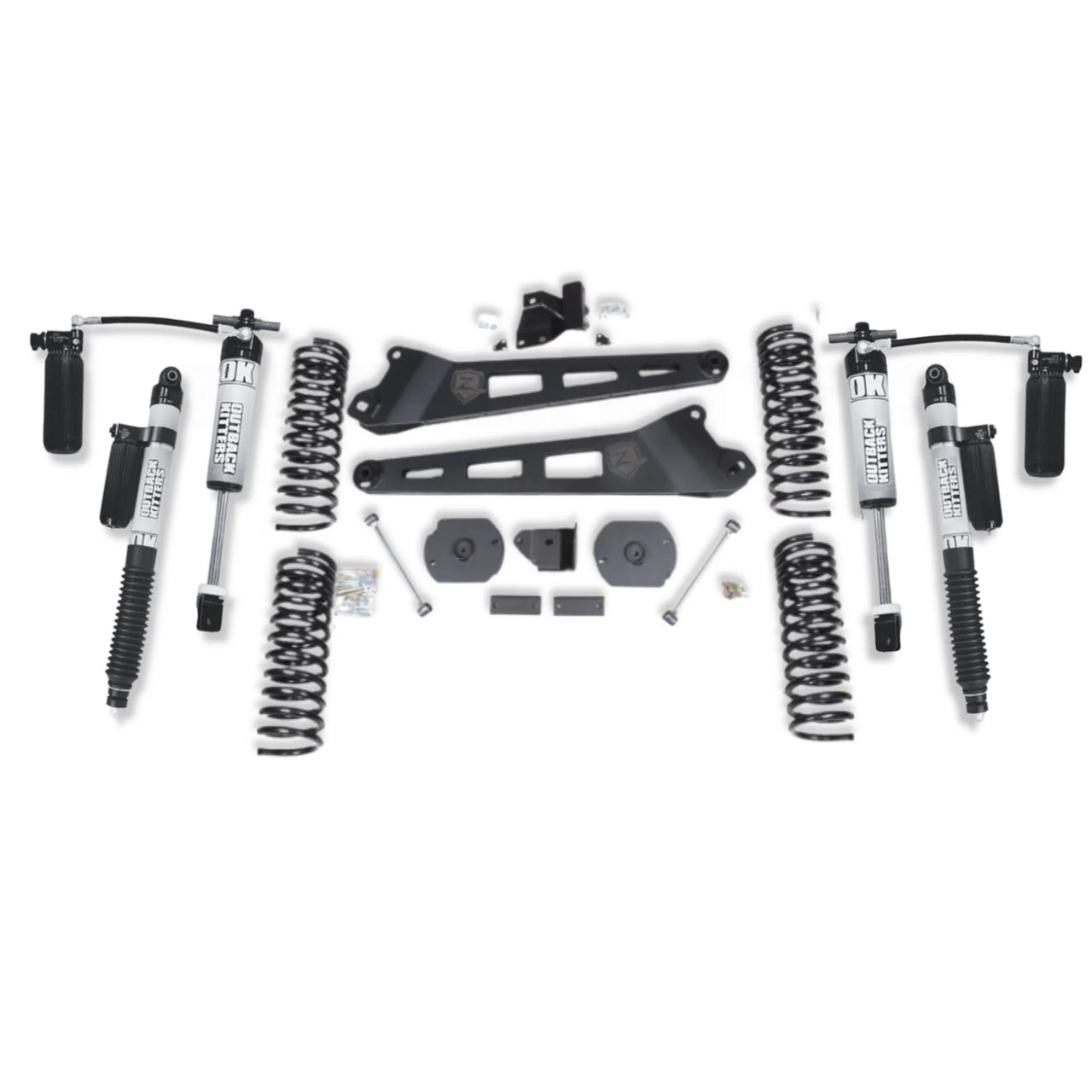 Americas Garage 3" Lift Kit with OK 2.5" Shocks suits Ram 2500 (19-24) by Zone Offroad ZOND144AOK