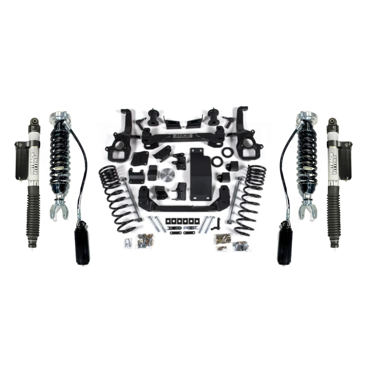 Americas Garage 6" Lift Kit with OK 2.5" Shocks, Factory 18-20" Standard Bore suits Ram 1500 DT (19-22) by Zone Offroad ZOND96AOK