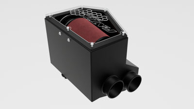 Fatz Fabrication NP300 Navara Airbox. Oiled Air filter. No Plumbing Required. -FFNP-AB-OF