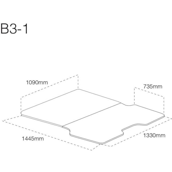 HSP Load Slide Suits Dual Cab Bt50 UP+UR (Suits No Liner) -B3-1