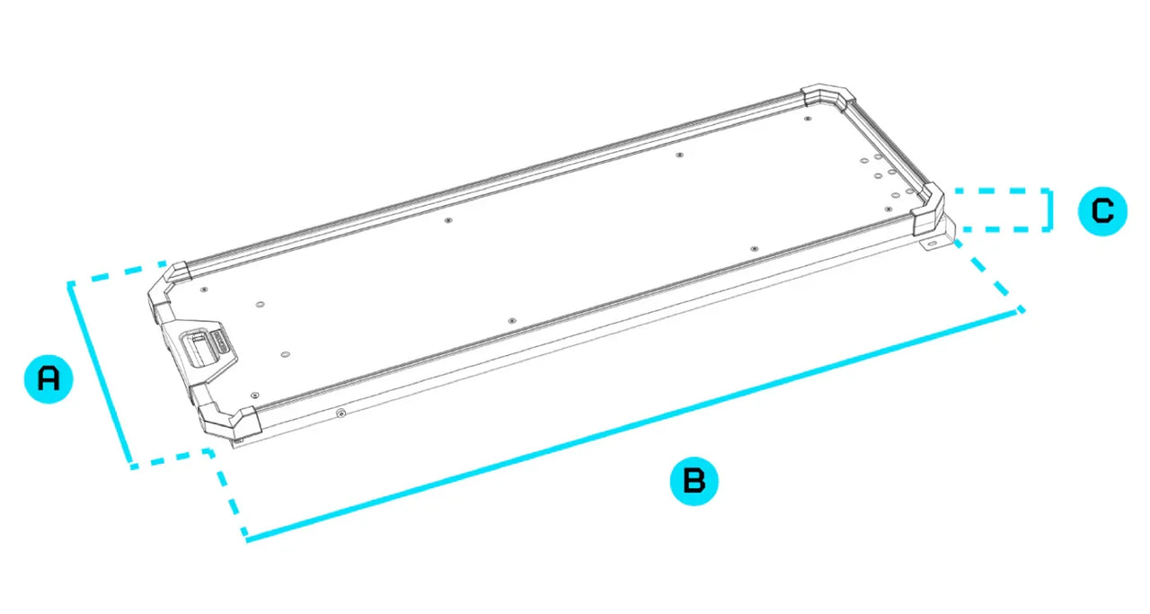 Americas Garage CargoGlide 1/2 Size Truck Bed Slides by DECKED DKD-DCG600-6824