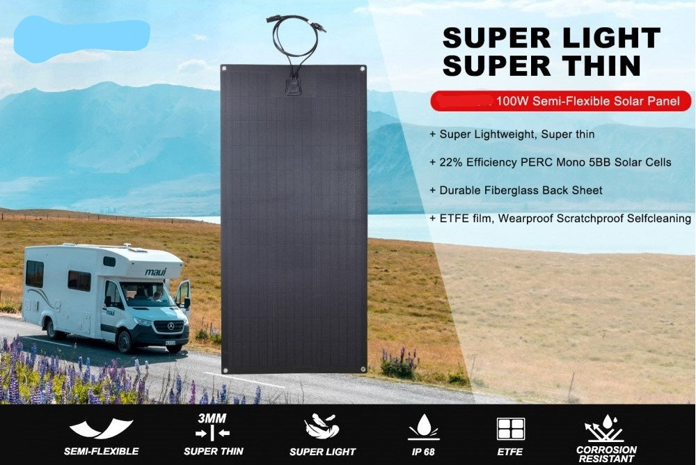 VSS Semi-Flexible Solar Panel (750mm x 535mm) 60-Watt