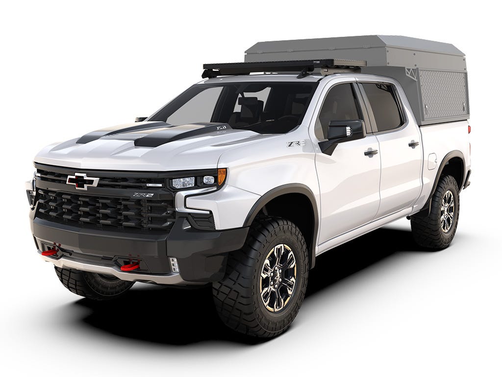 FRONT RUNNER CHEVROLET SILVERADO 3RD/4TH GEN (2013-CURRENT) CAB OVER CAMPER SLIMLINE II RACK KIT -KRCS016T