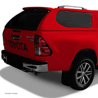 TJM PREMIUM CANOPY D/C OLYMPIA RED 3T6 FOR TOYOTA HILUX 8TH GEN 09/15-07/18 / TOYOTA HILUX 8TH GEN 05/23-ON 4DR (IN STORE PICK-UP ONLY)