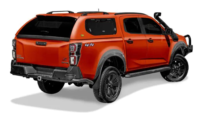 TJM PREMIUM CANOPY D/C VOLCANIC AMBER METALLIC 570 FOR  ISUZU D-MAX RG 08/20-04/24 4Dr C/Chas & Pick Up  /  MAZDA BT-50 TF 08/20-On 4dr Cab Chassis & Pick up  (IN STORE PICK-UP ONLY)