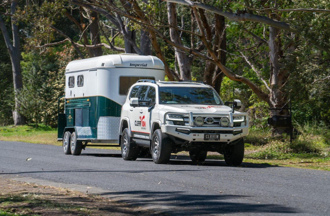 CLEARVIEW BLACK COMPACT TOWING MIRRORS HEAT, POWER-FOLD, BSM, INDICATORS, ELECTRIC MITSUBISHI TRITON MR 2019 (MY19) TO 2023 - GLS VARIANTS-CVC-MT-2015-HFSIEB