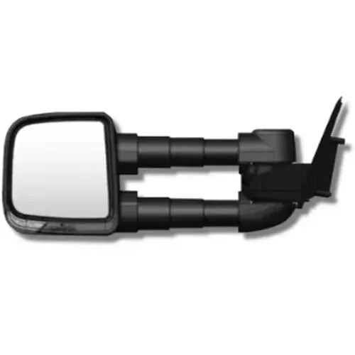 CLEARVIEW Raw Compact Towing Mirrors Heat, Power-Fold, BSM, OAT Sensor, Puddle Lights, Indicators, Electric Volkswagen Amarok NF Life  Dec 2022 (MY23) on-CVC-VW-AK23-HFSTIEX