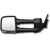 CLEARVIEW Raw Compact Towing Mirrors Heat, Indicators, Electric Nissan Patrol Y62 (without fitted snorkel) 2013 - current-CVC-NP-Y62-HIEX