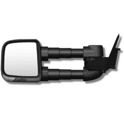 CLEARVIEW Black Compact Towing Mirrors Indicators, Electric Toyota Hi-Lux 2005 (MY05) - 2014 (MY14)-CVC-TH-SR-IEB