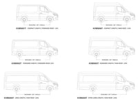 FRONT RUNNER MERCEDES-BENZ SPRINTER 170IN/L3/LWB WHEELBASE W/OEM TRACKS (2006-CURRENT) SLIMLINE II ROOF RACK KIT / TALL -KRMS012T