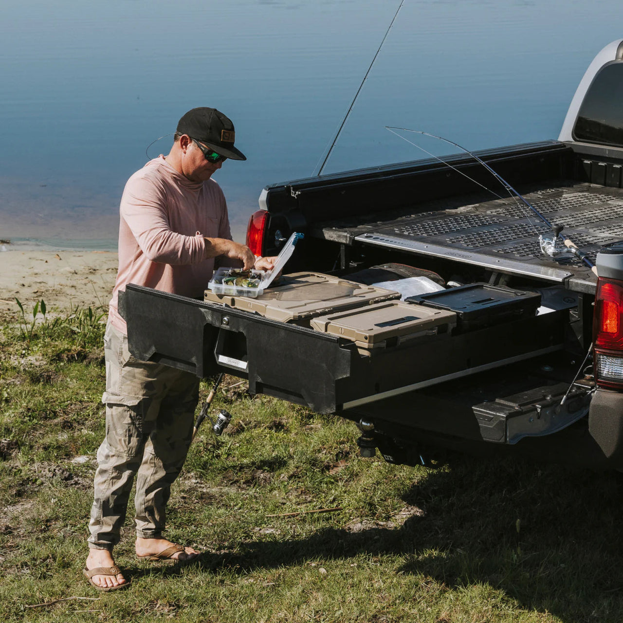 Americas Garage Drawer System + Premium Accessory Pack, 5' 7" tub suits Ram 1500 DT (19-26) by DECKED DKD-XR6