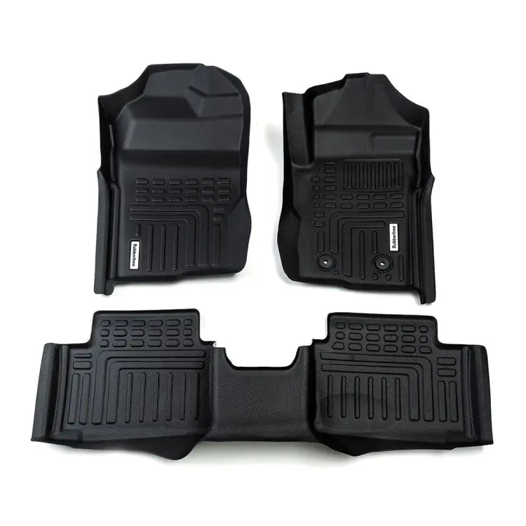 TJM DEEP DISH CAR MATS FOR FORD RANGER NEXT GEN 22+ SUPER CAB XL FD105-02-3D
