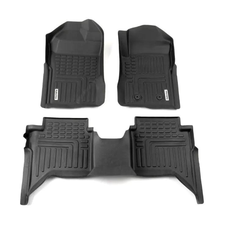 DEEP DISH FLOOR LINER SUIT FORD RANGER (PX3 SC XLT/XLS) 2019-22 FD052-04-3D-FR