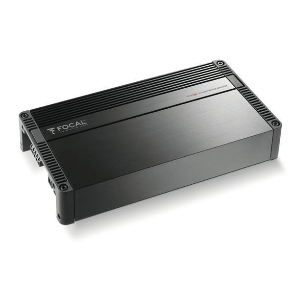 FOCAL FPX5.1200 5-channel Amplifier, D class, 4 x 75W RMS (4Ω), or 4x120W RMS (2Ω), plus 1 x 720W RMS (2Ω)