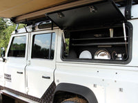 FRONT RUNNER LAND ROVER DEFENDER (1983-2016) GULLWING WINDOW / ALUMINIUM- GWLD009