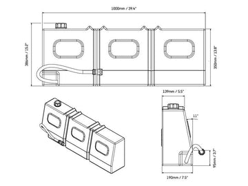 Front Runner Slanted Water Tank -WTAN008